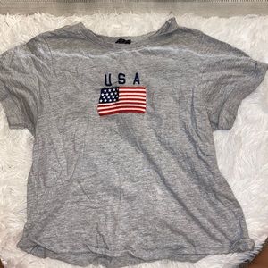 USA crop top